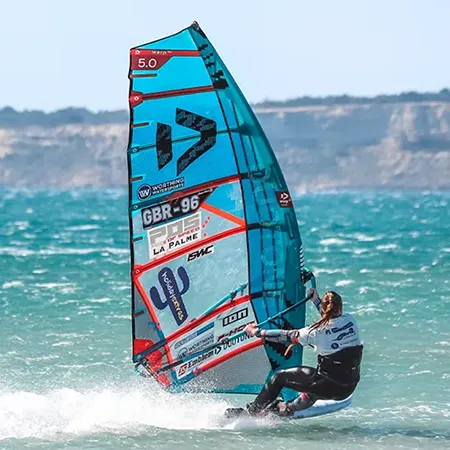 Jenna Gibson Windsurfing